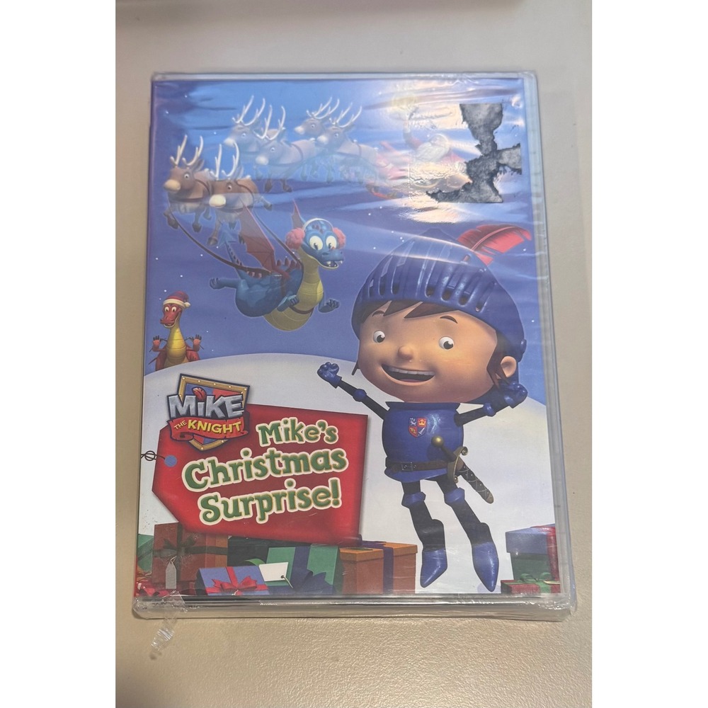Mike the Knight Mikes Christmas Surprise DVD Animated Children's Movie (SEALED)